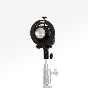 Godox V1 Flash for Canon con Godox S2 Speedlite Bracket