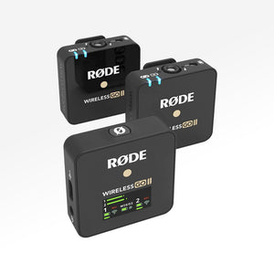 Rode Microphones Wireless GO II Sistema de micrófono inalámbrico de Doble Canal