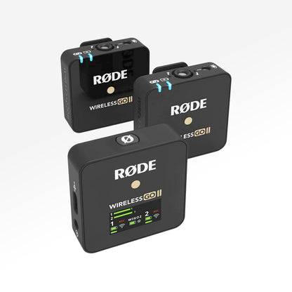 Rode Microphones Wireless GO II Sistema de micrófono inalámbrico de Doble Canal